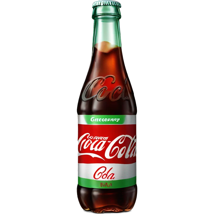bottle of coca cola emoji