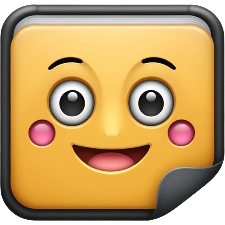 Розовый блокнот открытый  emoji