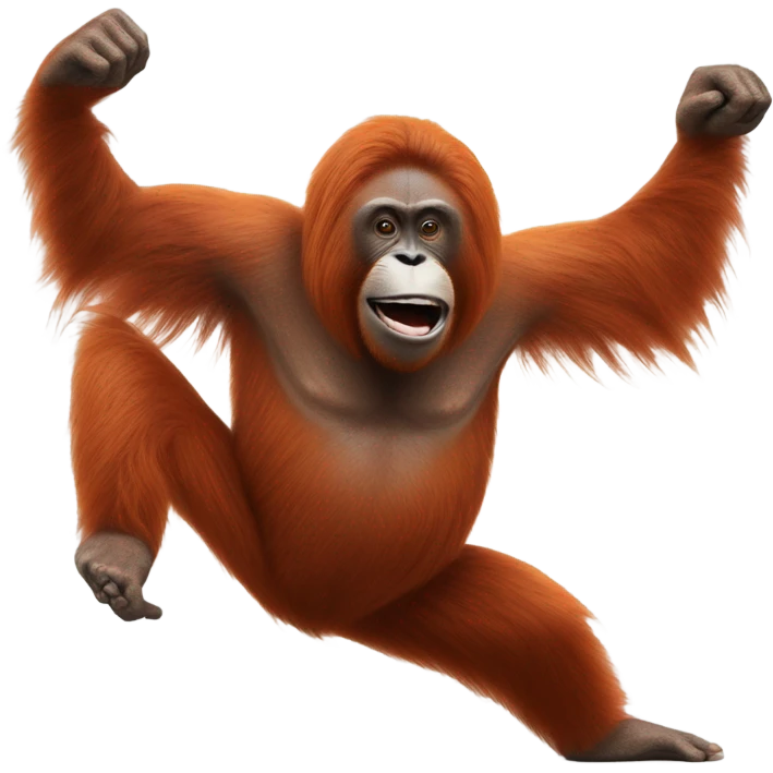 Dancing Orangutan  emoji