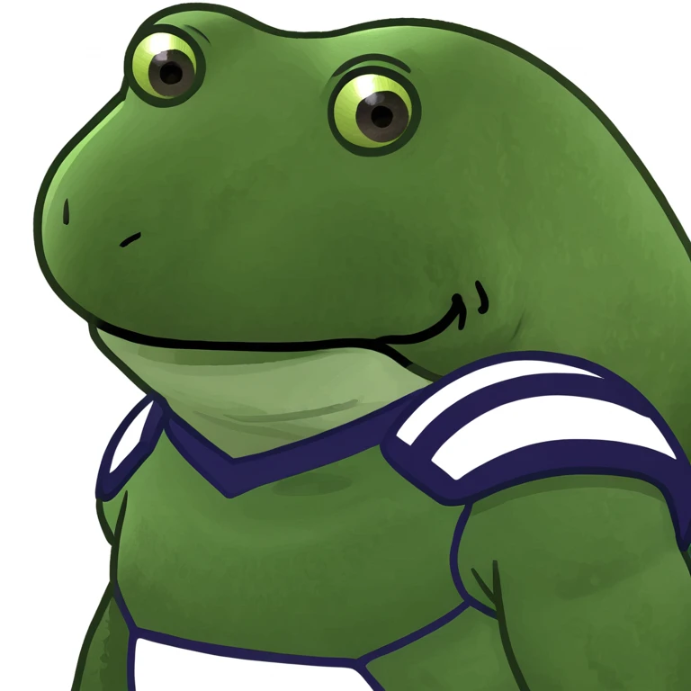 bufo in a football suit emoji