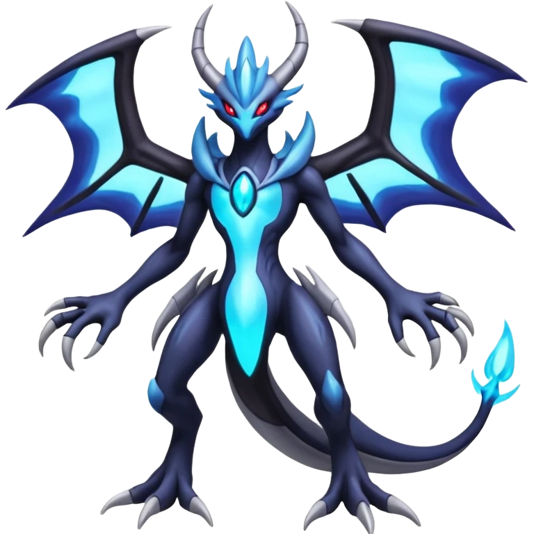 Lunala-Darkrai-Dialga-Fakémon-hybrid-creature (full body)  emoji