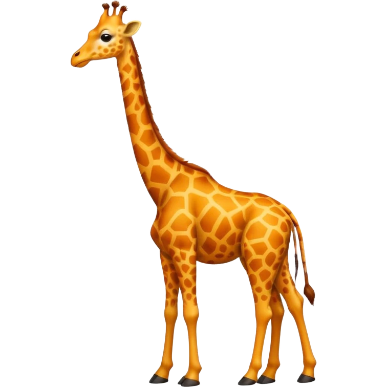 orange furry giraffe emoji