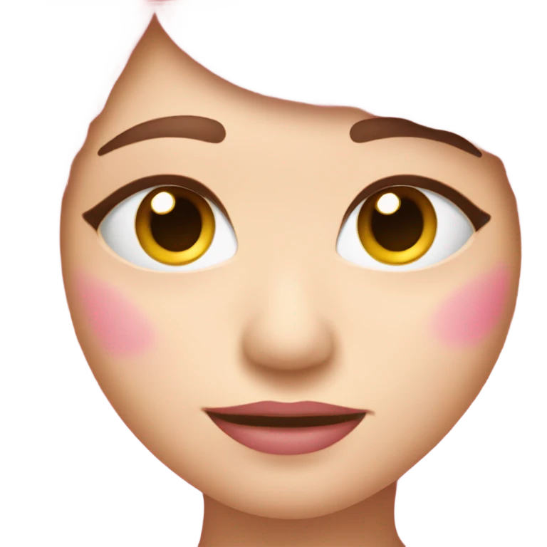 Rosey cheeks  emoji