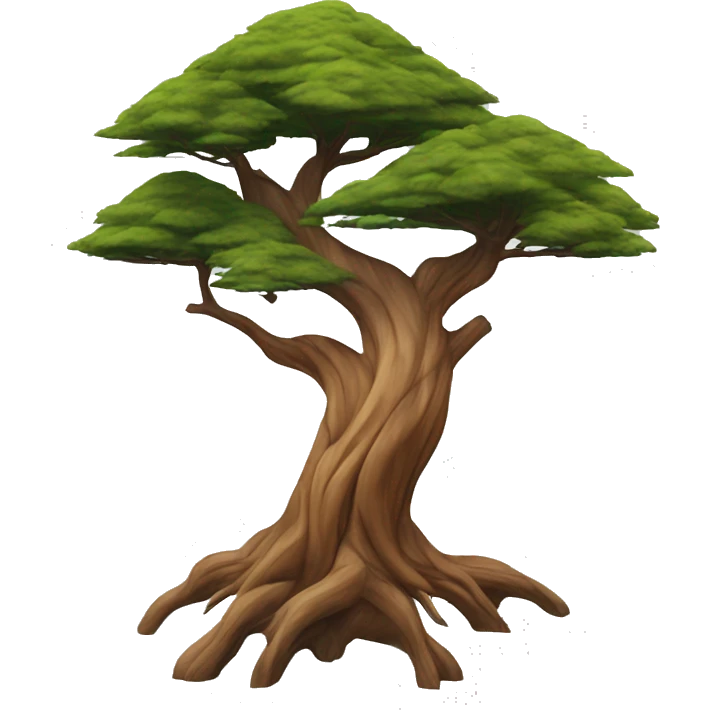lebanese abstract cedar tree like on the lag in black74 emoji