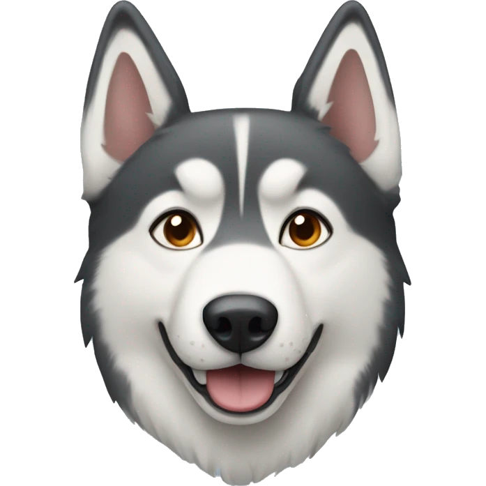 Dog husky siberiano  emoji
