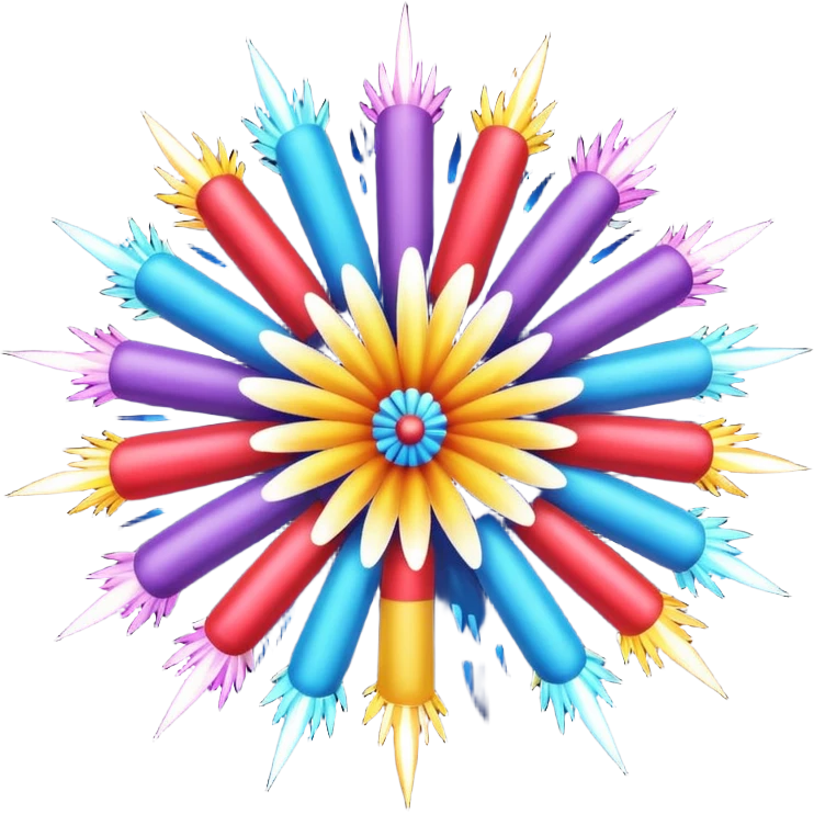 carnival firework burst emoji