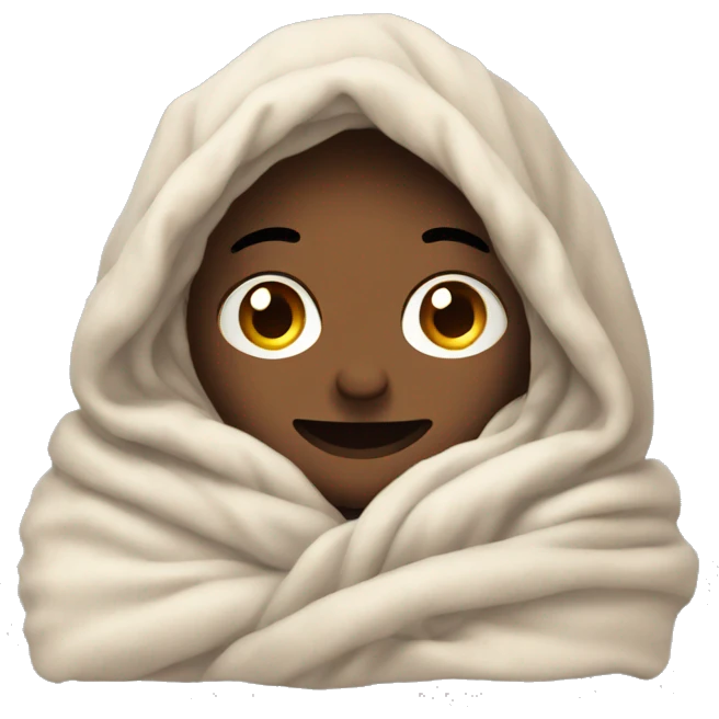Cozy blanket  emoji