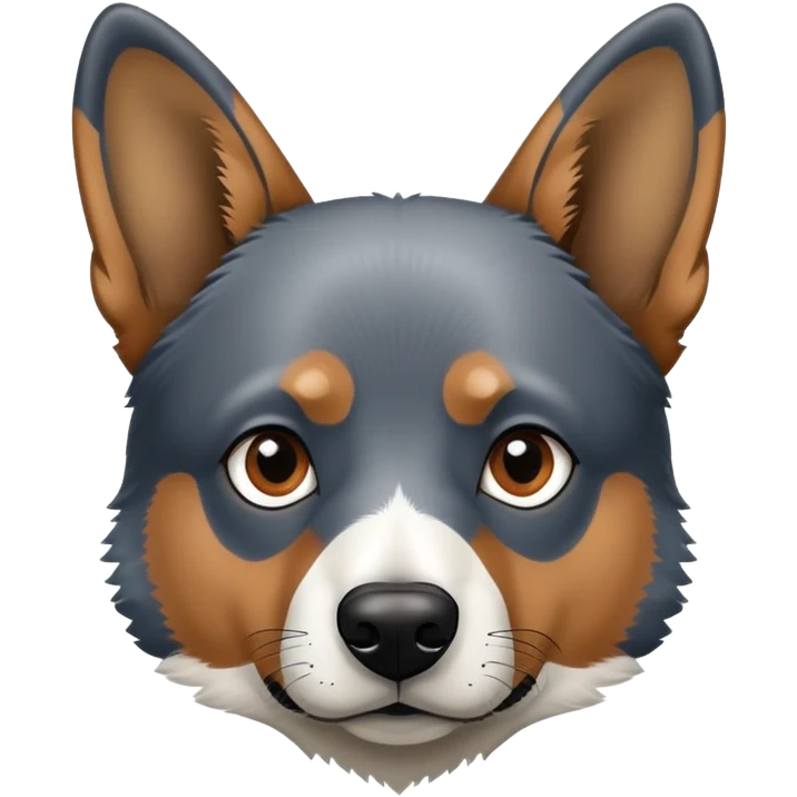 Blue heeler German shepherd mix emoji