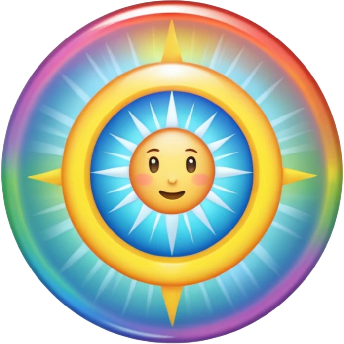 Sun Halo emoji