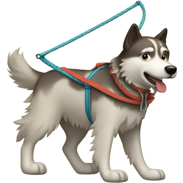 Dogsled  emoji