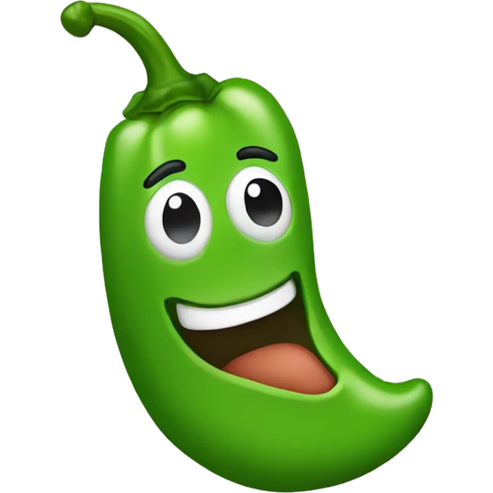 green chili emoji