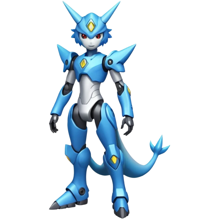  Futuristic Cyber-Amaura-Fakémon-Digimon-fusion (full body) emoji
