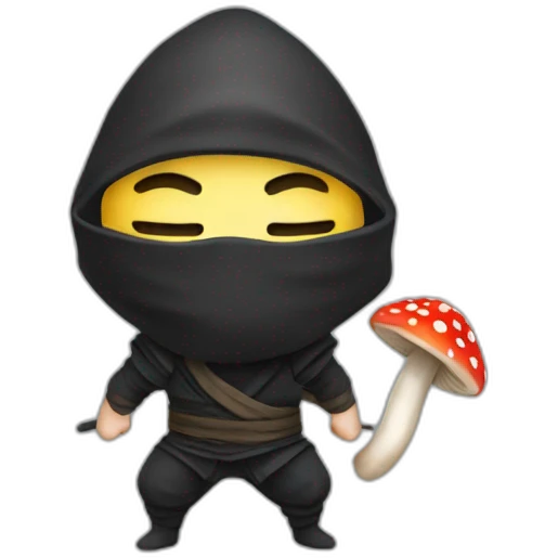 ninja-having-mushroom emoji
