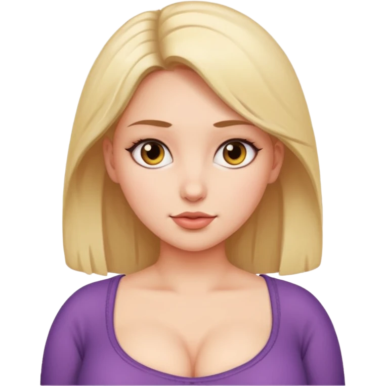 deep girl have a big boobs emoji