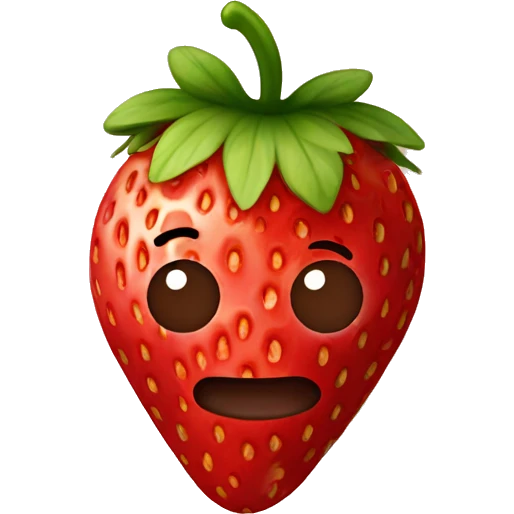 Strawberry with chocolate  emoji