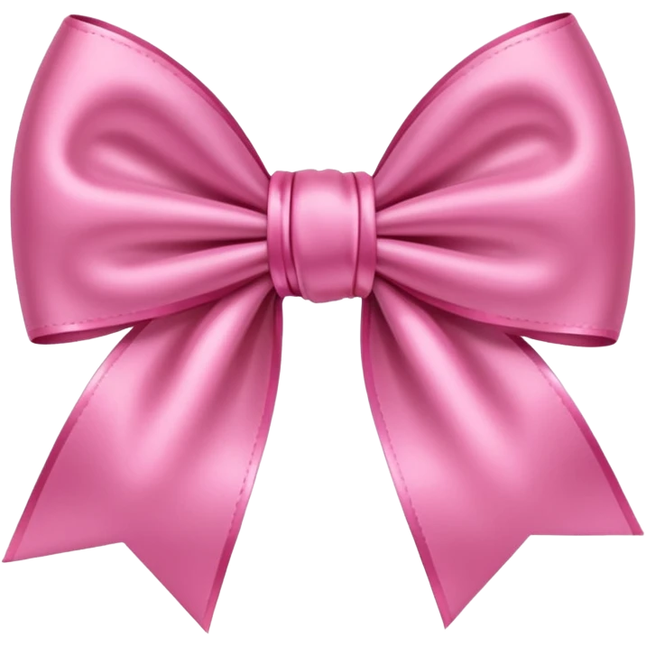 pink satin bow emoji