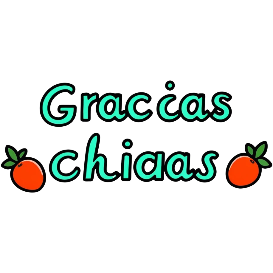 Frase que diga gracias chicas  emoji