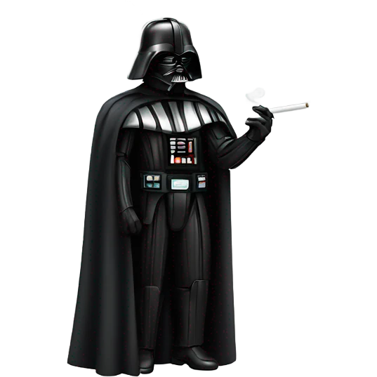 Darth Vader smoking  emoji