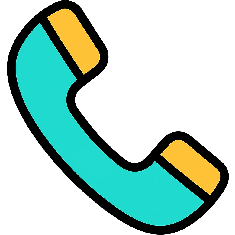 telephone, modern icon style, simple and clear, suitable for app or web interface emoji