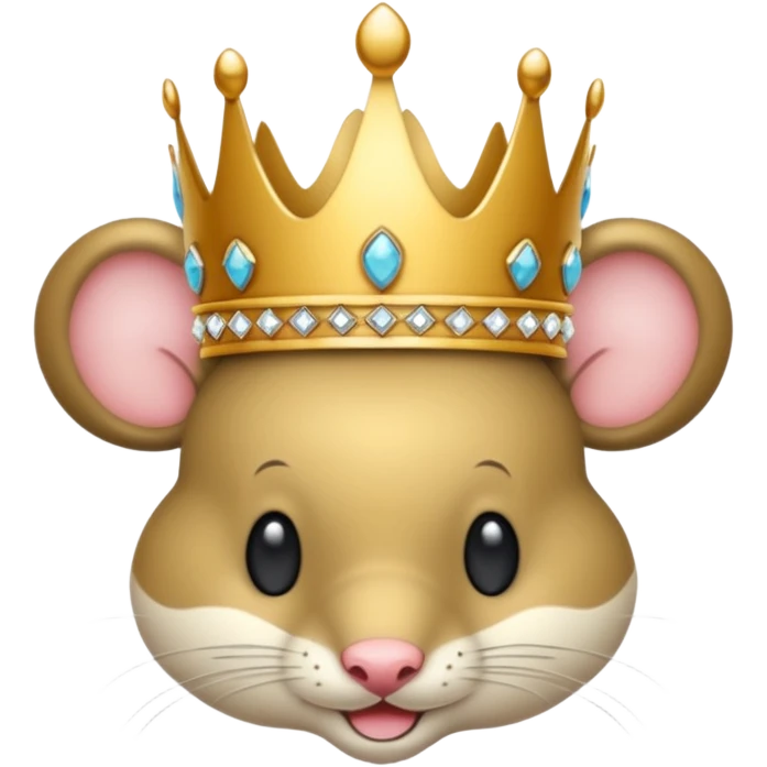 souris avec couronne emoji