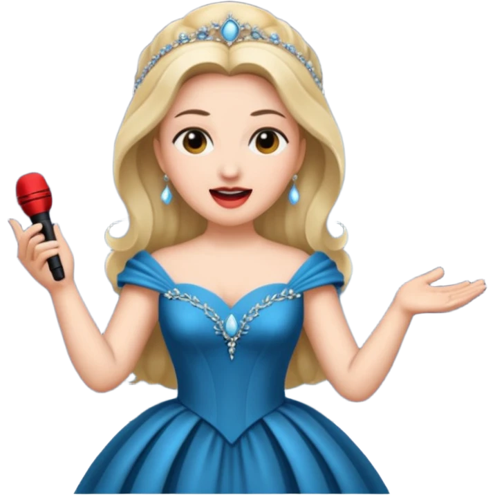 opera singer singing emoji