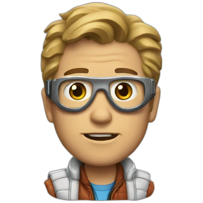Back to the future emoji