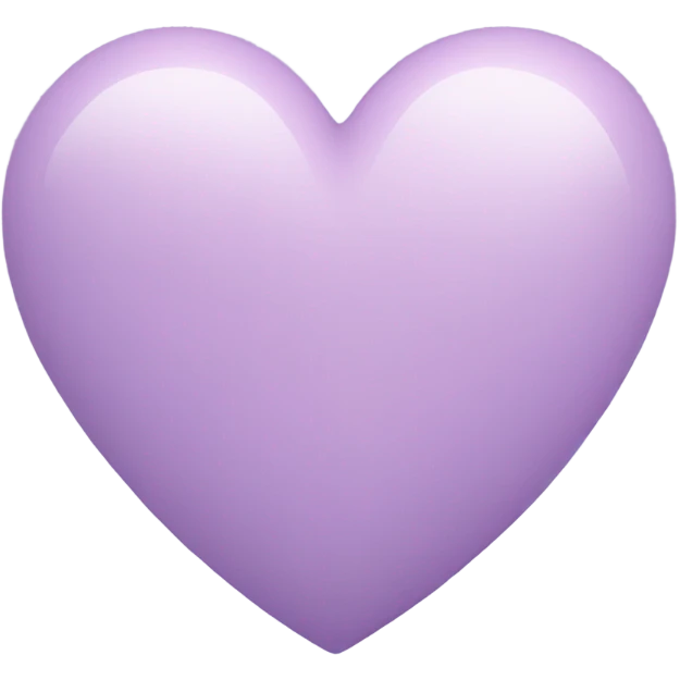 Pastel Purple Heart emoji