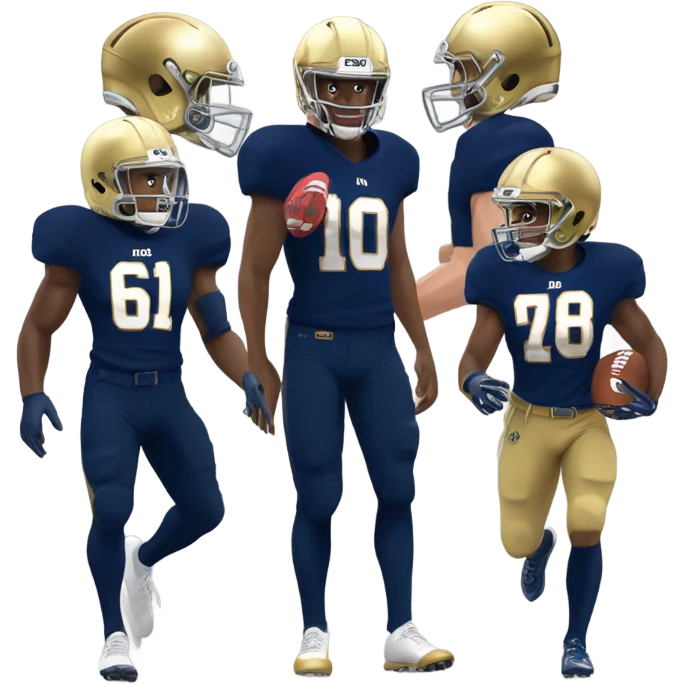 Notre dame football  VS Ohio Buckeyes emoji