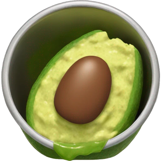 Chipotle guacamole emoji