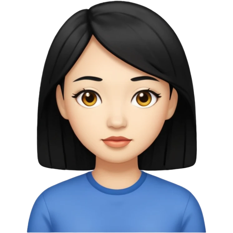 jodia ma with black hair emoji