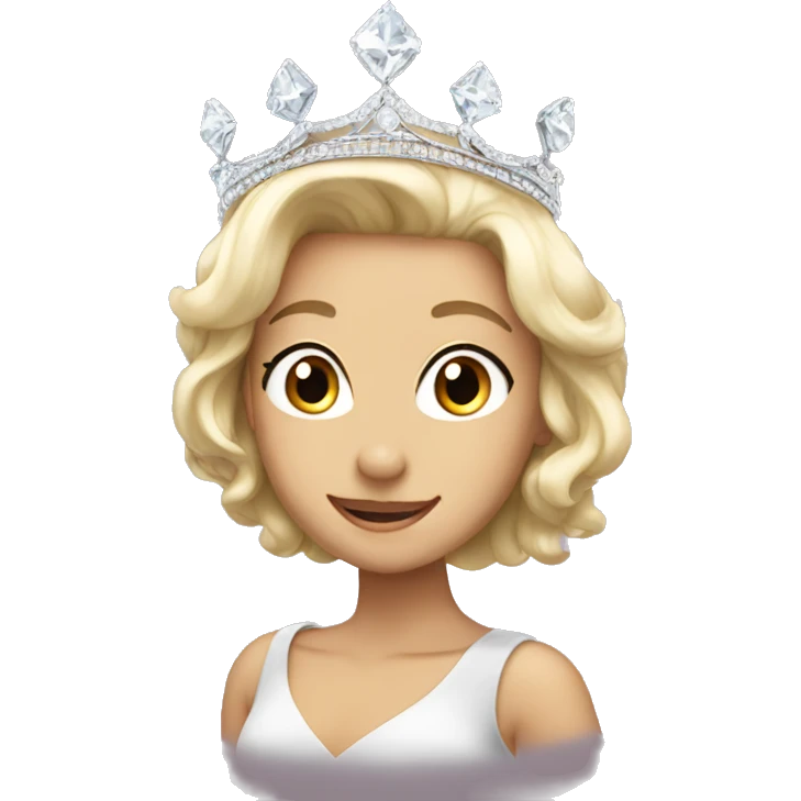  diamond tiara emoji