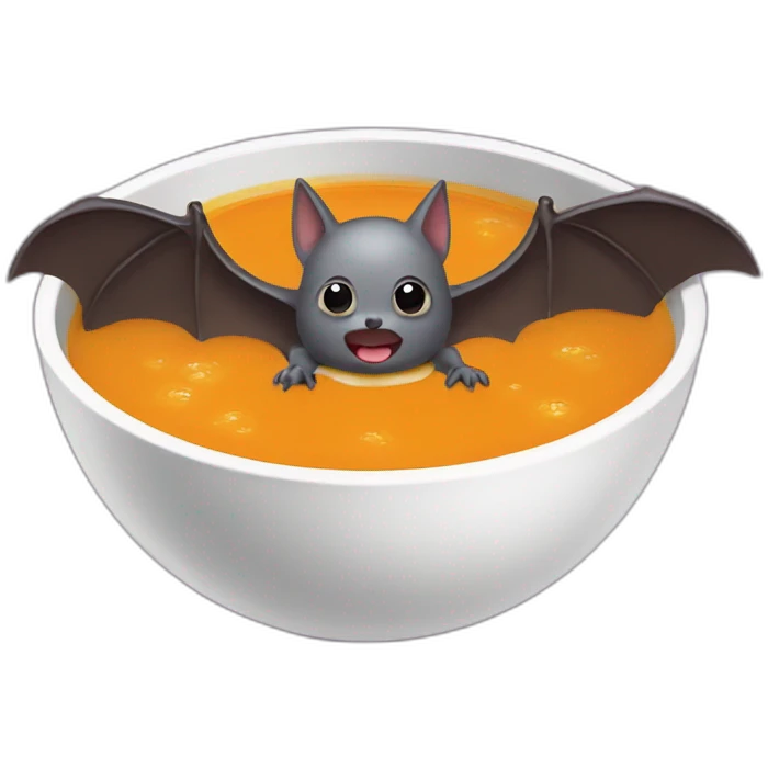 bat soupe emoji