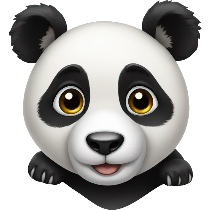 Panda qui envoi des bisous emoji