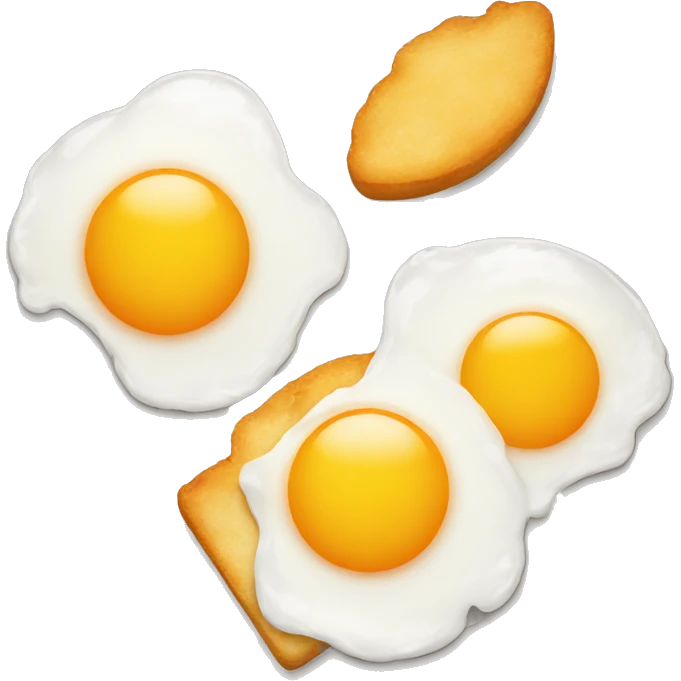 fried eggs emoji