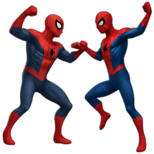 Flash and Spiderman Dancing emoji