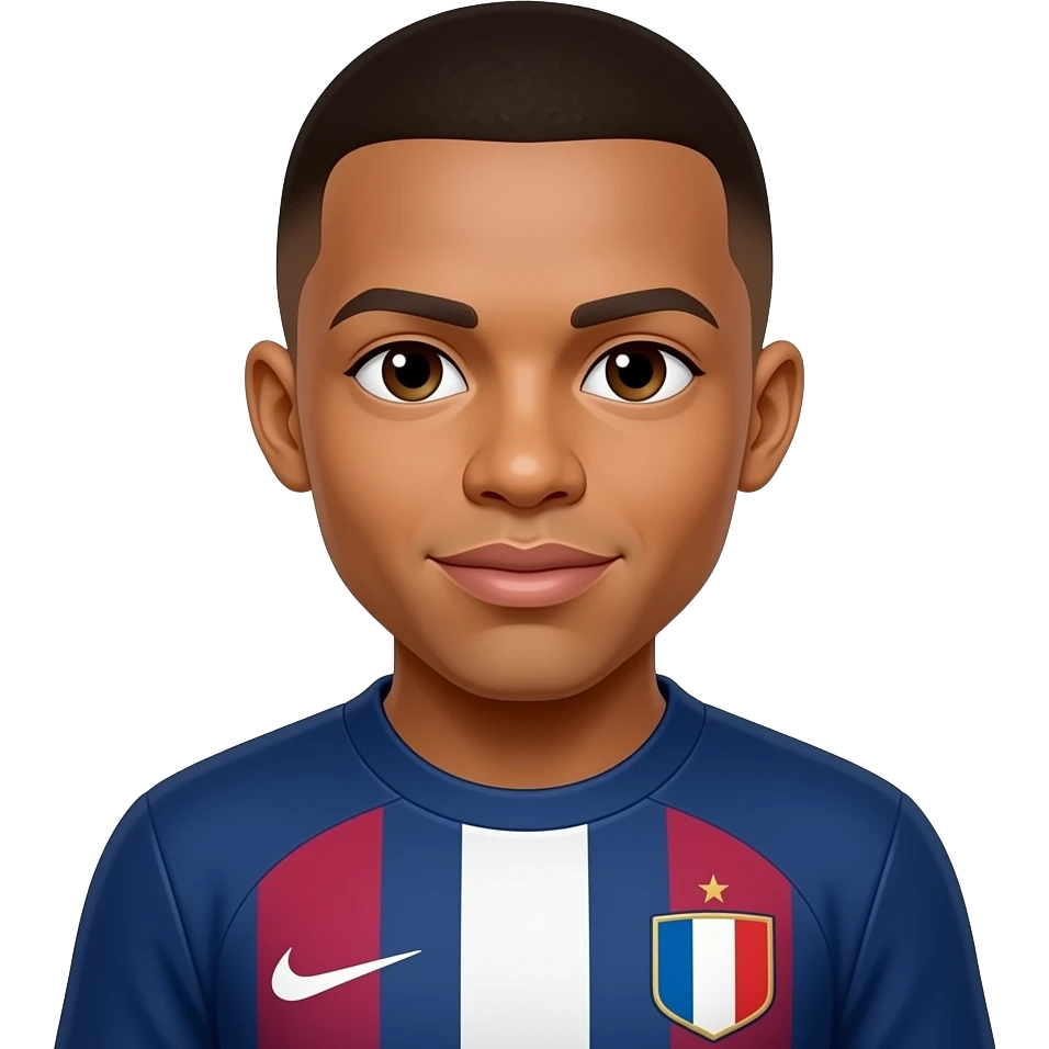 Kylian Mbappe in France emoji