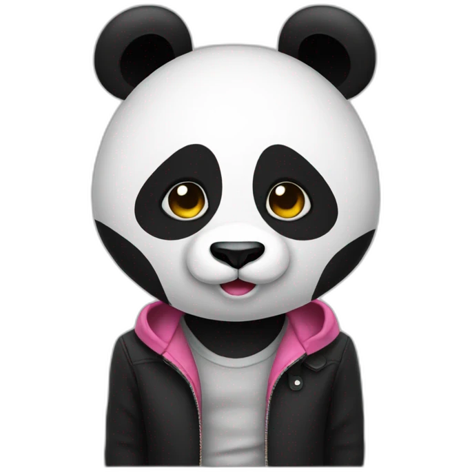 Panda fashion emoji