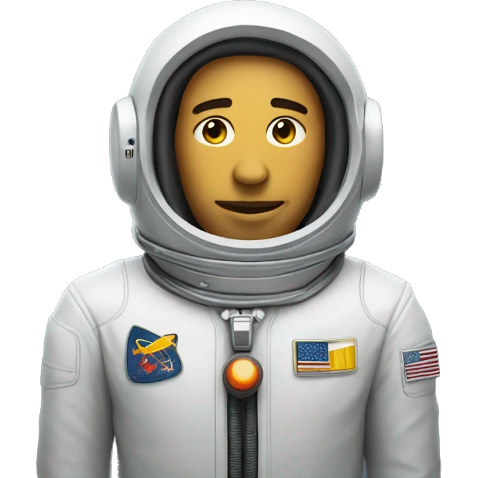 cosmonaute blanc tech emoji