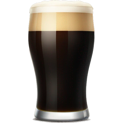 Pint of Guiness emoji