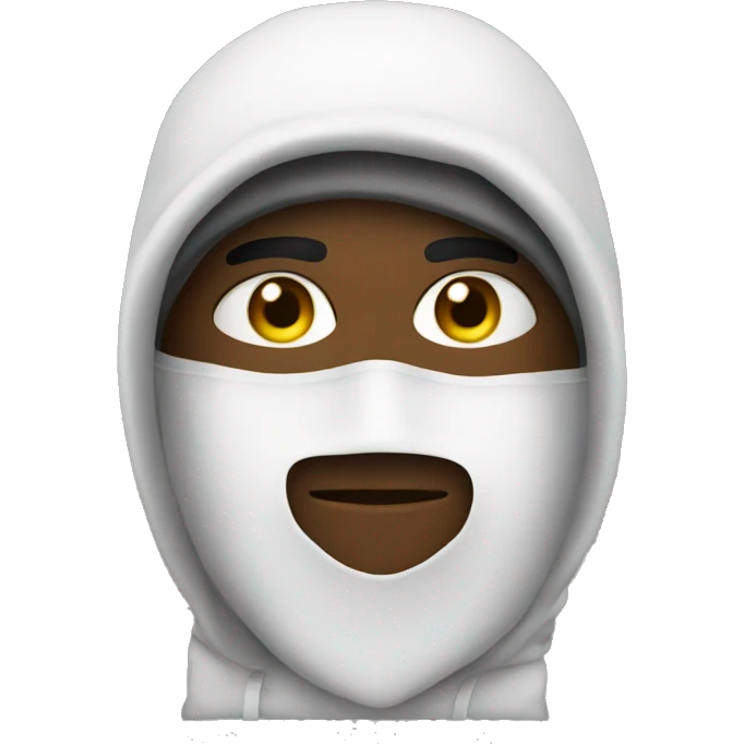 someone with ski mask emoji