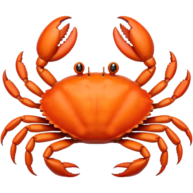 cute young crab emoji