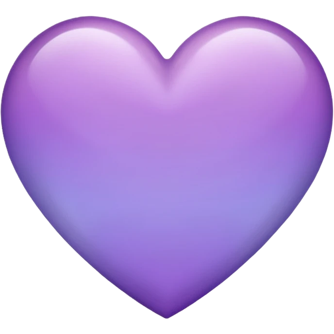 purple heart with a pastel ombre emoji