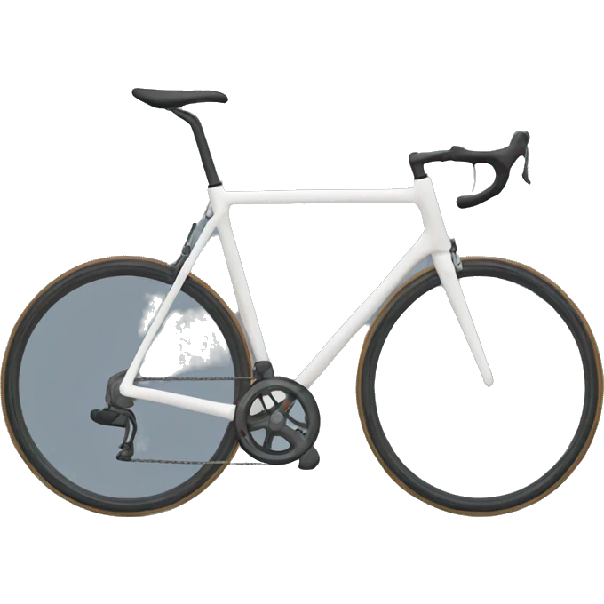 roadbike handlebar, front view emoji