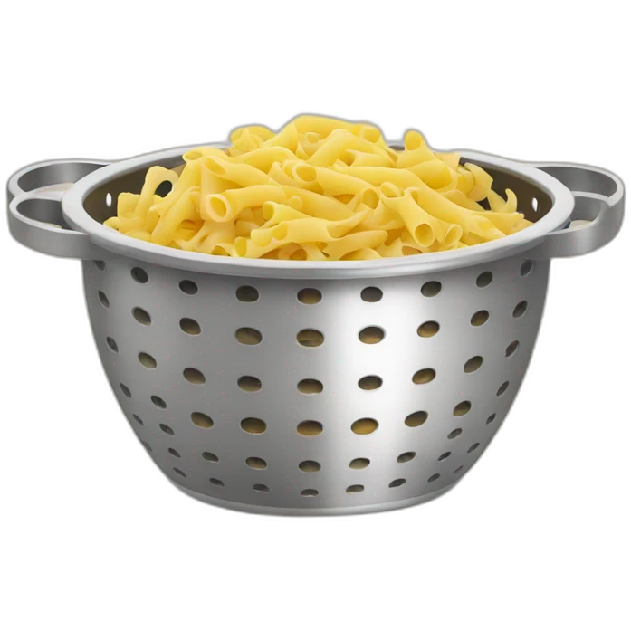 pasta in a colander emoji
