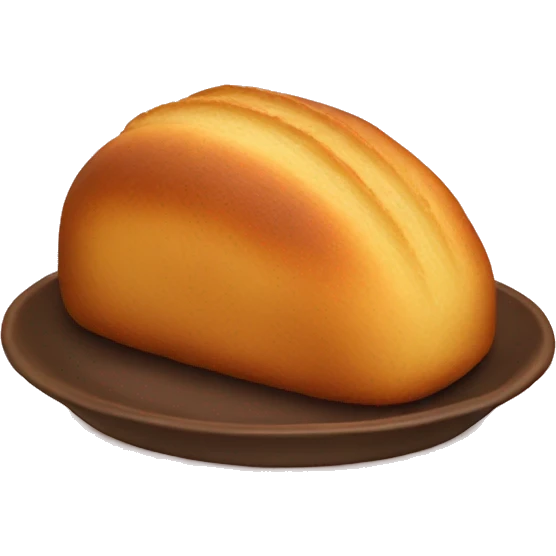 madeleine (cake) emoji