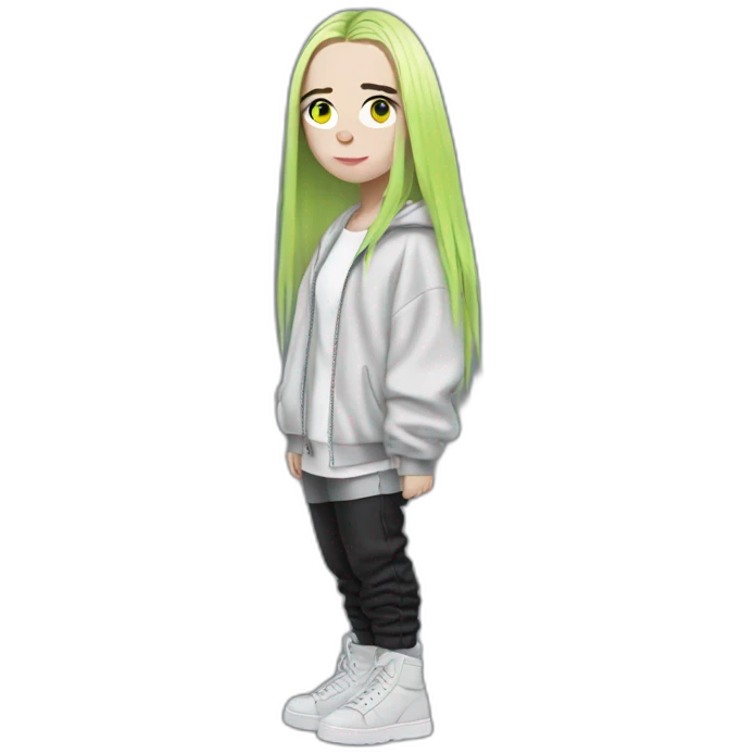 Billie eilish full body emoji