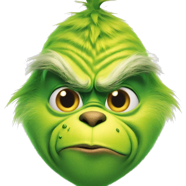The grinch  emoji