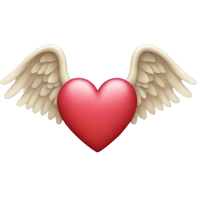 heart with angel wings emoji