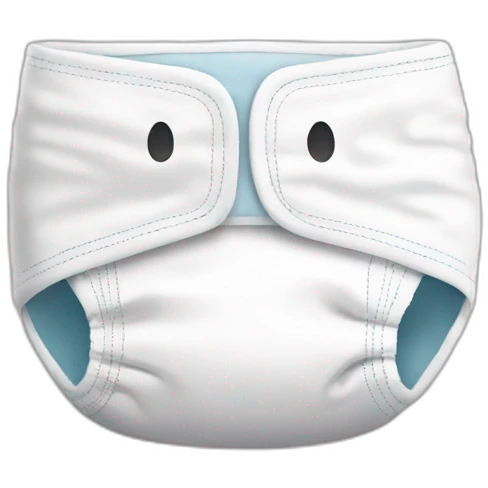 Baby diaper emoji