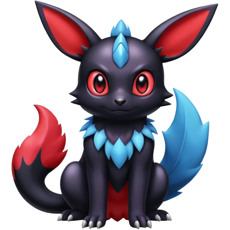 Guilmon-Noibat-Umbreon-hybrid emoji